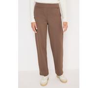 Stoffhose CECIL, Damen, Gr. S, Länge 32, cocoa taupe, Stoff, 61% Viskose, 32% Polyamid, 7% Elasthan, unifarben, loose fit lang, Hosen Stoffhose, High Waist (28704039-S) cocoa taupe