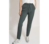 Stoffhose CECIL, Damen, Gr. S, Länge 32, grün (easy khaki), Stoff, 61% Viskose, 32% Polyamid, 7% Elasthan, unifarben, comfort fit lang, Hosen Stoffhose, Middle Waist (65528213-S) easy khaki