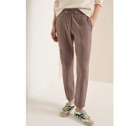 Mid Waist Slim Leg Hose im Casual Fit