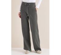 Stoffhose CECIL, Damen, Gr. XL, Länge 28, raw khaki, Stoff, 61% Polyester, 21% Viskose, 15% Baumwolle, 3% Elasthan, unifarben, loose fit lang, Hosen Stoffhose, im Loose Fit (48265140-XL) raw khaki