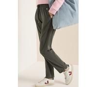 Stoffhose CECIL, Damen, Gr. XL, Länge 30, clear khaki, Web, 66% Baumwolle, 30% Polyester, 4% Elasthan, unifarben, comfort fit lang, Hosen Stoffhose, Middle Waist (91564126-XL) clear khaki