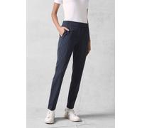 Stoffhose CECIL, Damen, Gr. XL, Länge 30, deep petrol, Stoff, 68% Polyester, 20% Viskose, 8% Metallfasern, 4% Elasthan, Nadelstreifen, comfort fit normal, Hosen Stoffhose, Middle Waist (55530231-XL) d