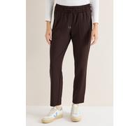 Stoffhose CECIL, Damen, Gr. XL, Länge 30, tartufo braun, Stoff, 61% Viskose, 32% Polyamid, 7% Elasthan, unifarben, comfort fit normal, Hosen Stoffhose, Middle Waist (92049738-XL) tartufo braun