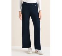 Stoffhose CECIL, Damen, Gr. XL, Länge 30, universal blau, Stoff, 46% Modal, 46% Polyester, 8% Elasthan, unifarben, straight fit normal, Hosen Stoffhose, im elastischen Materialmix (44608306-XL) univer