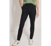 Stoffhose CECIL, Damen, Gr. XL, Länge 32, schwarz, Stoff, 61% Viskose, 32% Polyamid, 7% Elasthan, unifarben, comfort fit lang, Hosen Stoffhose, Middle Waist (33873423-XL) schwarz