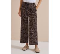 Stoffhose CECIL, Damen, Gr. XXL, Länge 28, creamy mocha, Stoff, 47% Viskose, 45% Polyester, 8% Elasthan, loose fit lang, Hosen Stoffhose, softer Materialmix (22964814-XXL) creamy mocha