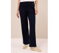 CECIL Damen 3716892 Hose mit Tape-Detail, urban Dark Blue, XXL