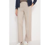 Cecil Wide Leg Hose Style NEELE desert beige melange L (42) Länge 32 84% Polyester/16% Viskose