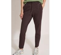 Stoffhose CECIL, Damen, Gr. L, Länge 28, truffle braun, Stoff, 61% Viskose, 32% Polyamid, 7% Elasthan, unifarben, normal lang, Hosen Stoffhose, Middle Waist (51962925-L) truffle braun