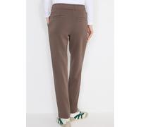Stoffhose CECIL "Style Tracey", Damen, Gr. XXL (46), Länge 28, urban taupe, Web, Obermaterial: 54% Polyester, 39% Viskose, 7% Elasthan. Futter: 100% Polyester, unifarben, normal lang, Hosen Stoffhose,