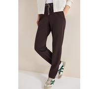 Stoffhose CECIL, Damen, Gr. XXL, Länge 30, macchiato braun, Stoff, 61% Viskose, 32% Polyamid, 7% Elasthan, unifarben, comfort fit normal, Hosen Stoffhose, in Unifarbe (83740848-XXL) macchiato braun