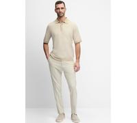 Stoffhose CINQUE "CIBEPPE", Herren, Gr. 102, S-Gr, braun, Web, Obermaterial: 66% Polyester, 28% Viskose, 6% Elasthan, unifarben, gerade, unten schmal lang, Hosen Stoffhose, Tapered-Fit, mit dezenter S