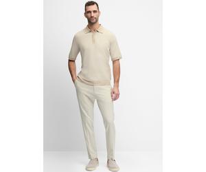 Stoffhose CINQUE "CIBEPPE", Herren, Gr. 98, S-Gr, braun, Web, Obermaterial: 66% Polyester, 28% Viskose, 6% Elasthan, unifarben, gerade, unten schmal lang, Hosen Stoffhose, Tapered-Fit, mit dezenter St