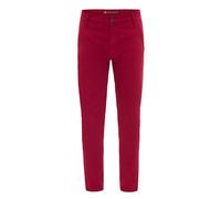 Stoffhose CIPO & BAXX "Cipo & Baxx Hose", Herren, Gr. W34/L32, Länge 32, rot (burgundy), Obermaterial: 97% Baumwolle CO. 3% Elasthan EL., uni, slim fit, Hosen Stoffhose, im modischen Slim Fit-Schnitt,