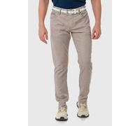 Stoffhose CIPO & BAXX "Hose", Herren, Gr. 38, Länge 32, beige, 41% Baumwolle, 37% Polyester, 20% Viskose, 2% Elasthan, unifarben, regular fit lang, Hosen Stoffhose, im unifarbenen Look (29884465-38) b