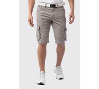 Stoffhose CIPO & BAXX "Hosen", Herren, Gr. 33, Normalgrößen, grau, 41% Baumwolle, 37% Polyester, 20% Viskose, 2% Elasthan, gestreift, regular fit knielang, Hosen Stoffhose, im Streifen-Look (11352328-