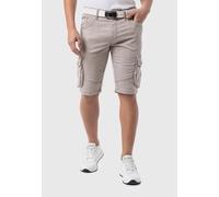 Stoffhose CIPO & BAXX "Hosen", Herren, Gr. 36, Normalgrößen, beige, 41% Baumwolle, 37% Polyester, 20% Viskose, 2% Elasthan, gestreift, regular fit knielang, Hosen Stoffhose, im Streifen-Look (76618332