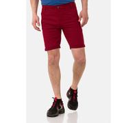 Stoffhose CIPO & BAXX "Shorts", Herren, Gr. 33, Normalgrößen, rot (burgundy), 97% Baumwolle, 3% Elasthan, unifarben, regular fit knielang, Hosen Stoffhose, im unifarbenen Look (35439222-33) burgundy