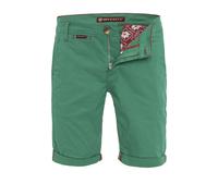 Stoffhose CIPO & BAXX "Shorts", Herren, Gr. 42, Normalgrößen, grün, 97% Baumwolle, 3% Elasthan, unifarben, regular fit knielang, Hosen Stoffhose, im unifarbenen Look (40416310-42) grün