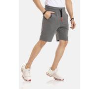 Stoffhose CIPO & BAXX "Shorts", Herren, Gr. XXL, US-Größen, grau (anthrazit), 80% Baumwolle;15% Polyester;5% Elasthan, unifarben, regular fit knieumspielend, Hosen Stoffhose, elastischer Bund mit Kord