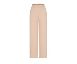 Stoffhose CLOUD 5IVE "CLOUD 5IVE", Damen, Gr. XL, US-Größen, beige, 96% Polyester, 4% Elasthan, unifarben, loose fit, Hosen Stoffhose (78293209-XL) beige