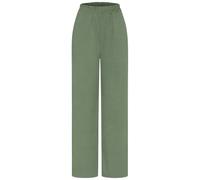 Stoffhose CLOUD 5IVE "CLOUD 5IVE", Damen, Gr. XL, US-Größen, grün (military grün), 95% Polyester, 5% Elasthan, unifarben, loose fit, Hosen Stoffhose (42294704-XL) military grün