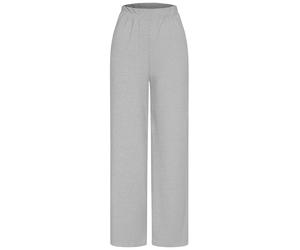 Stoffhose CLOUD 5IVE "CLOUD 5IVE", Damen, Gr. XXL, US-Größen, grau (grau melange), 95% Polyester, 5% Elasthan, unifarben, loose fit, Hosen Stoffhose (88517115-XXL) grau melange