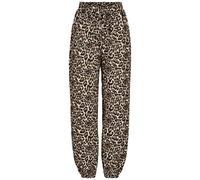 Stoffhose CLOUD 5IVE "CLOUD 5IVE Summer Pants", Damen, Gr. XS, US-Größen, leo, 95% Polyester, 5% Elasthan, animal-print, normal, Hosen Stoffhose (87233009-XS) leo