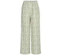 Stoffhose CLOUD 5IVE "CLOUD 5IVE Summer Pants with aop leaf print", Damen, Gr. L, US-Größen, grün, 95% Polyester, 5% Elasthan, loose fit, Hosen Stoffhose (39542328-L) grün