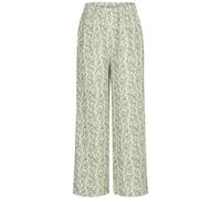 Stoffhose CLOUD 5IVE "CLOUD 5IVE Summer Pants with aop leaf print", Damen, Gr. XS, US-Größen, grün, 95% Polyester, 5% Elasthan, loose fit, Hosen Stoffhose (39542328-XS) grün