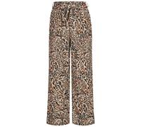 Stoffhose CLOUD 5IVE "CLOUD 5IVE Summer Pants with tie belt and aop leo print", Damen, Gr. L, US-Größen, leo, 95% Polyester, 5% Elasthan, loose fit, Hosen Stoffhose (94911702-L) leo