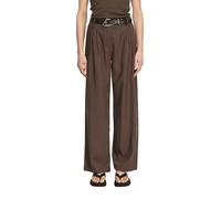 Comma Fließende Wide-Leg-Hose aus Leinenmix