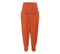 Stoffhose CREAM "Casual Hose CRLinee", Damen, Gr. 38, N-Gr, orange (bruschetta), Obermaterial: 68% Viskose CV. 32% Polyester PES., Hosen Stoffhose (85475302-38) bruschetta