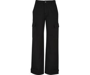 Stoffhose DEF "DEF Damen DEF Cargo Pants", Damen, Gr. XXL, US-Größen, schwarz, 100% Baumwolle, unifarben, loose fit, Hosen Stoffhose (36412234-XXL) schwarz