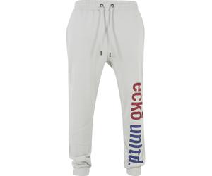 Stoffhose ECKO UNLTD. "Ecko Unltd. Herren Ecko Unltd. Grande Seweatpant", Herren, Gr. S, US-Größen, grau, 80% Baumwolle, 20% Polyester, loose fit, Hosen Stoffhose (11570635-S) grau