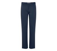 Stoffhose FRANSA "Hose FRLANO", Damen, Gr. 44, N-Gr, blau (schwarz peacoat), Obermaterial: 66% Viskose CV. 30% Polyamid PA. 4% Elasthan EL., Hosen Stoffhose (98241828-44) schwarz peacoat