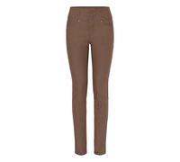 Stoffhose FRANSA "Damen Hose FRZALIN", Damen, Gr. 36, N-Gr, beige (rain drum), Obermaterial: 77% Viskose CV. 20% Polyamid PA. 3% Elasthan EL., Hosen Stoffhose (58666215-36) rain drum