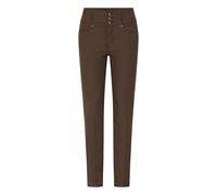Stoffhose FRANSA "Damen Hose FRZALIN", Damen, Gr. 40, N-Gr, rot (hot fudge), Obermaterial: 77% Viskose CV. 20% Polyamid PA. 3% Elasthan EL., Hosen Stoffhose (45417918-40) hot fudge