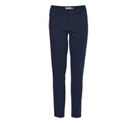 fransa FRLano Damen Hose Stoffhose Pant mit Stretch Slim Fit Mid Waist, Größe:34, Farbe:Dark Peacoat (194010)