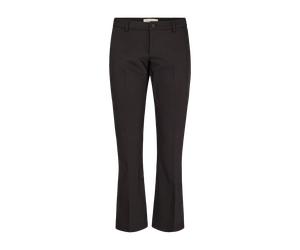 Stoffhose FREEQUENT "FQISADORA-ANKLE-PA-BOOTCUT", Damen, Gr. XL, N-Gr, schwarz, Web, Obermaterial: 50% Baumwolle, 47% Polyamid, 3% Elasthan, unifarben, normal lang, Hosen Stoffhose, mit ausgestelltem