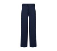 Stoffhose FREEQUENT "FQNANNI-PANTS", Damen, Gr. XL, N-Gr, navy blazer, Web, Obermaterial: 73% Polyester, 24% Viskose, 3% Elasthan, bequem lang, Hosen Stoffhose, Sommerhose mit Seiten-und Gesäßtaschen 