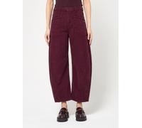 Stoffhose GANG "94ODINA", Damen, Gr. 29, Normalgrößen, lila smoke, 98% Baumwolle, 2% Elasthan, unifarben, gerade, unten schmal 7/8-Länge, Hosen Stoffhose (75222558-29) lila smoke