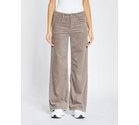 Stoffhose GANG "GANG Hosen Wide Fit 94AMELIE WIDE", Damen, Gr. 31, Normalgrößen, grau (light taupe), 47% Lyocell, 41% Baumwolle, 11% Polyester, 1% Elasthan, Hosen Stoffhose (45696623-31) light taupe
