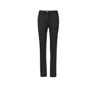 Stoffhose GOLDNER "Baumwollhose mit Dehnbund", Damen, Gr. 42, N-Gr, schwarz, Obermaterial: 98% Baumwolle CO. 2% Elasthan EL., normal, Hosen Stoffhose, Ohne (30300149-42) schwarz