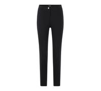 Stoffhose GOLDNER "Bengalinhose mit Längsnähten", Damen, Gr. 38, N-Gr, schwarz, Obermaterial: 67% Baumwolle CO. 28% Polyamid PA. 5% Elasthan EL., schmal, Hosen Stoffhose, Sattel im Vorderteil (3770480