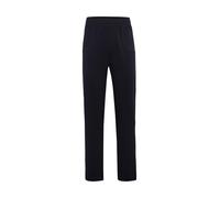 Stoffhose GOLDNER "Bequeme Freizeithose mit Schlupfbund und Taschen", Damen, Gr. 42, N-Gr, blau (marine), Obermaterial: 60% Baumwolle CO. 35% Polyester PES. 5% Elasthan EL., Hosen Stoffhose (16692101-