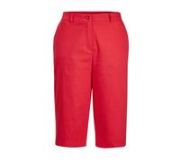 Stoffhose GOLDNER "Kurzgröße Komfortable Sommerhose CARLA", Damen, Gr. 25, K-Gr, rot, Obermaterial: 64% Baumwolle CO. 33% Polyester PES. 3% Elasthan EL., Hosen Stoffhose (77008811-25) rot