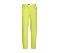 Stoffhose GOLDNER "Kurzgröße Stoffhose mit Ziersteppung", Damen, Gr. 21, K-Gr, grün (hellgrün), Obermaterial: 61% Lyocell CLY. 36% Baumwolle CO. 3% Elasthan EL., gerade, Hosen Stoffhose, Ziersteppung 