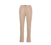 Stoffhose GOLDNER "Sportive Hose Anna aus trageangenehmen Satin", Damen, Gr. 46, N-Gr, beige, Obermaterial: 64% Baumwolle CO. 33% Polyester PES. 3% Elasthan EL., Hosen Stoffhose (76965725-46) beige