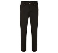 Stoffhose HECHTER PARIS "HECHTER PARIS FM Five-Pocket-Hose", Herren, Gr. 31-32, Länge 32, braun (schwarz), Obermaterial: 64% Polyester PES. 31% Viskose CV. 5% Elasthan EL., regular fit, Hosen Stoffhos